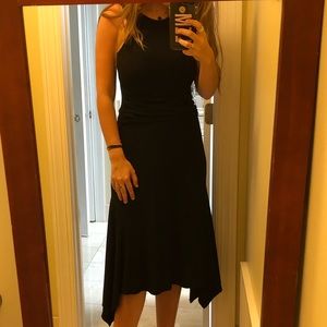 Ripped Hanker-chief Hem Dress